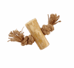 Coffee Wood Dog Tug Toy