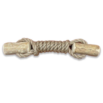 Coffee Wood With Hemp Rope Nunchaku